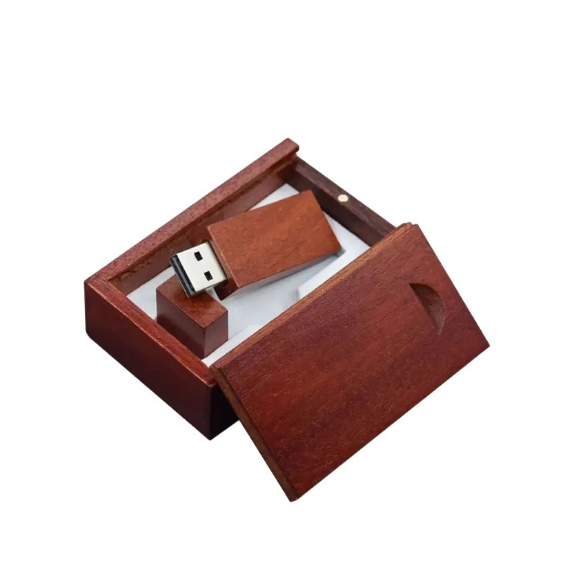 Wooden Box USB Real Capacity Memory Drive - ★Mobile Technology Business Shop★ - audiodevices - datacarriers - flashdrive -